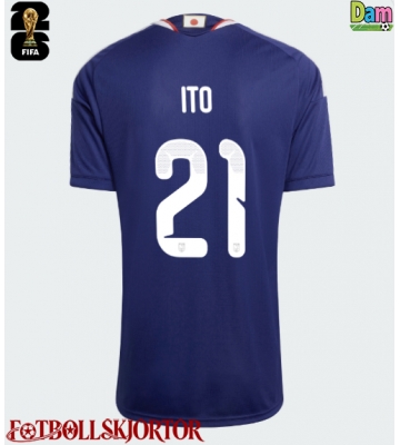 Japan Hiroki Ito #21 Hemmatröja Dam VM 2026 Kortärmad
